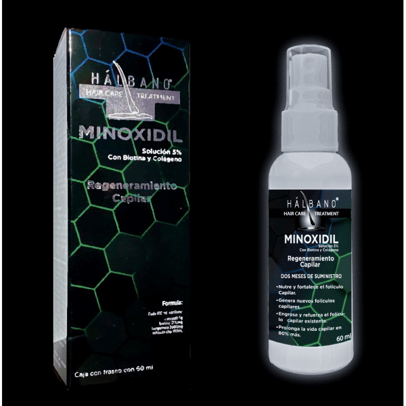 Regeneramiento capilar minoxidil 5%