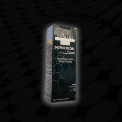 Barba y bigote minoxidil 5% con biotina y bergamota